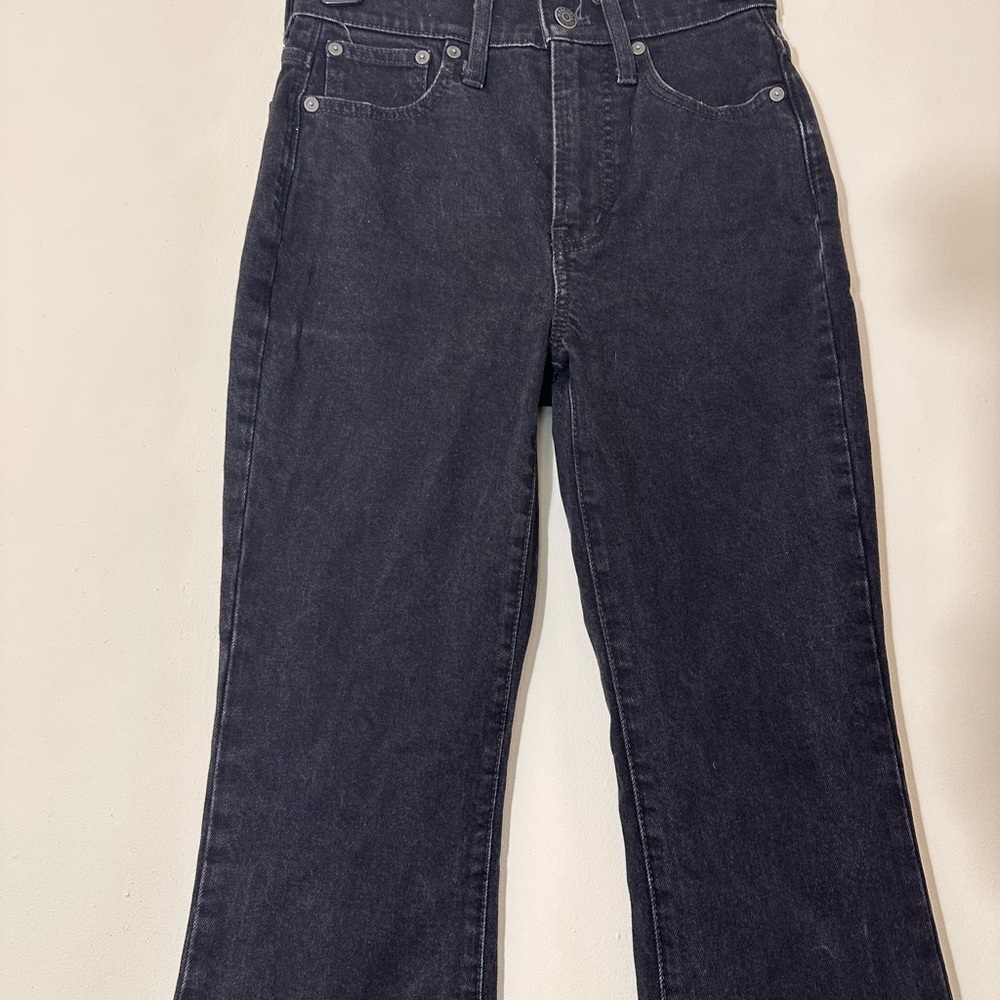 Madewell The perfect Vintage Flare Jeans black size 23 Western - Picture 10 of 16